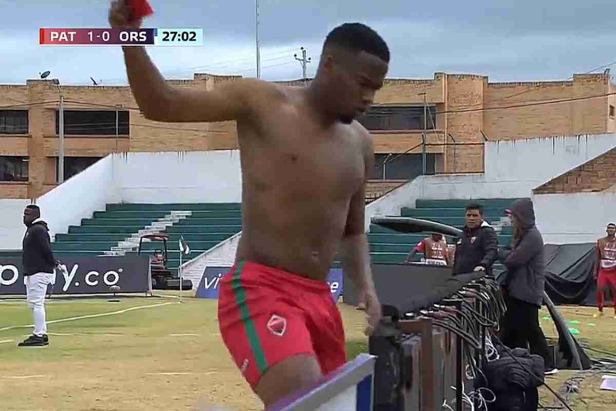 Santiago Córdoba- Jugador de Patriotas anota un gol y reta a su DT: "Sácame ahora". Y lo sacó
