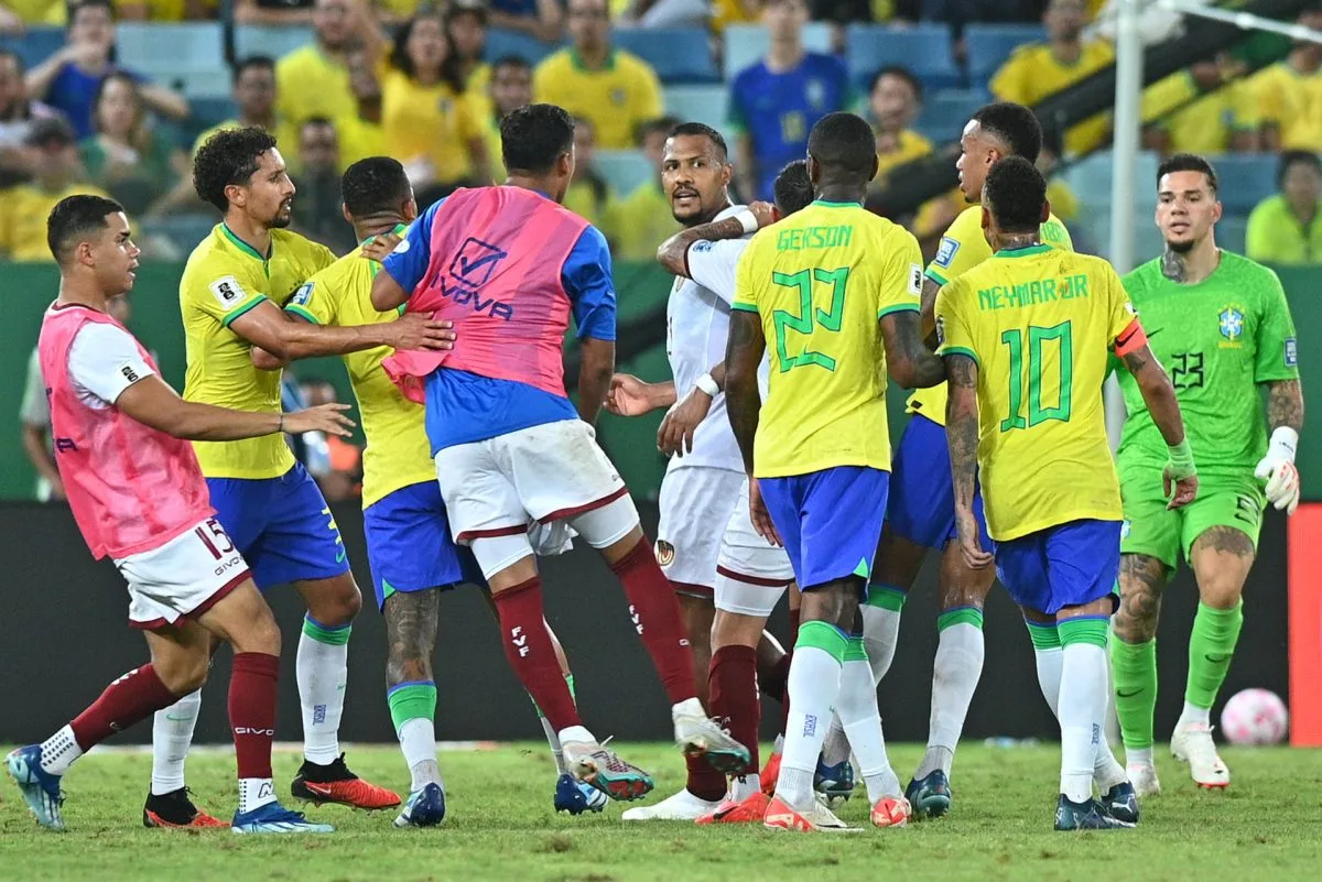 1-1. Venezuela sorprende a una Brasil gris y sin pegada