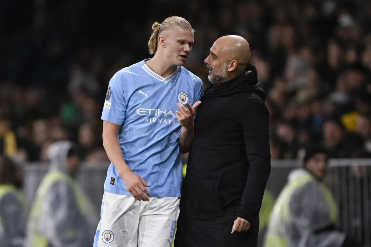 1-3. Haaland rompe su sequía en la Liga de Campeones con un doblete