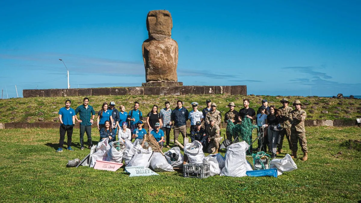 La cruzada mundial de la recóndita Isla de Pascua contra los plásticos de los océanos
