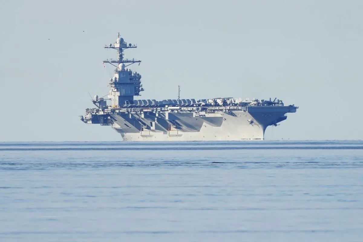 Los cazas y portaaviones enviados por EE.UU. como medida de disuasión llegan al Mediterráneo