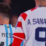 La vergonzosa escupida de Sanabria a Messi que el árbitro no vio