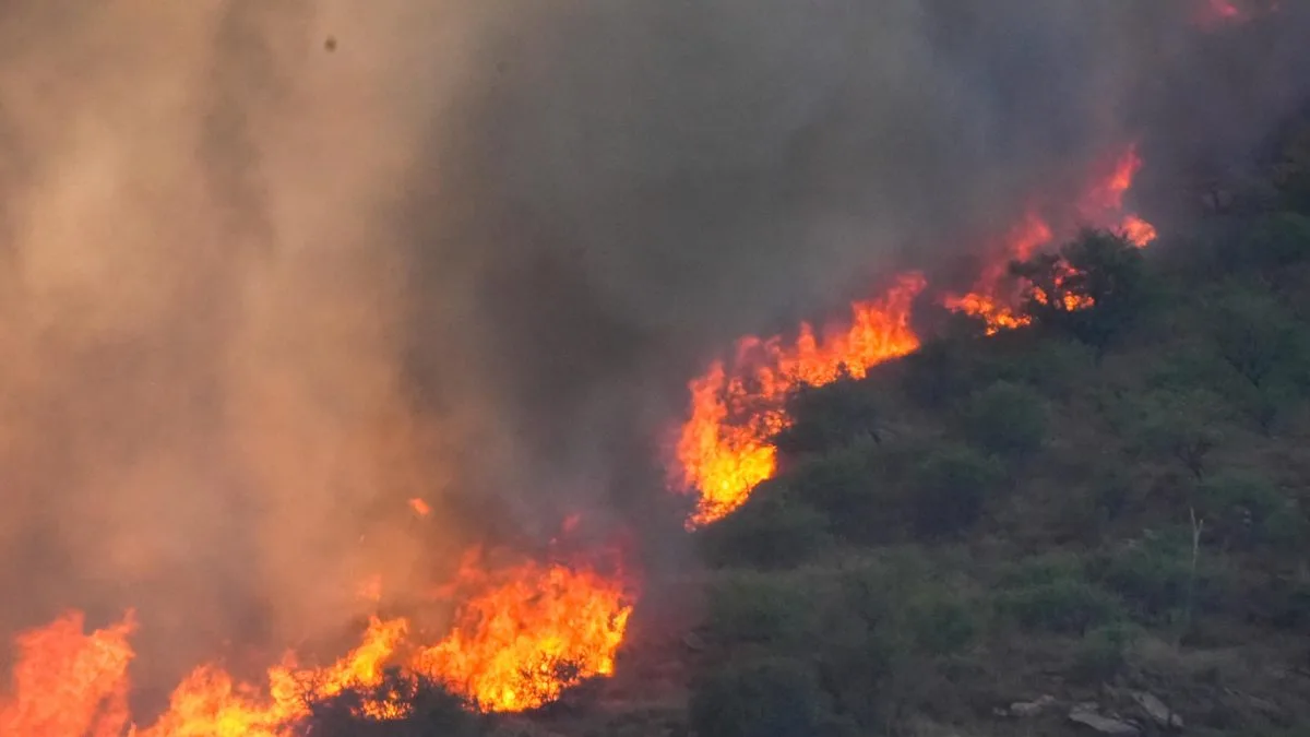 Una oleada de incendios afecta a la provincia argentina de Córdoba, en el centro del país