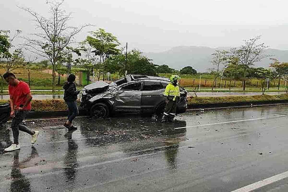 El arquero del Tolima, William Cuesta, se accidenta en la vía al aeropuerto de Perales y queda fuera de peligro