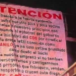 Aparecen mantas contra el fentanilo en Tijuana firmadas por un presunto cártel