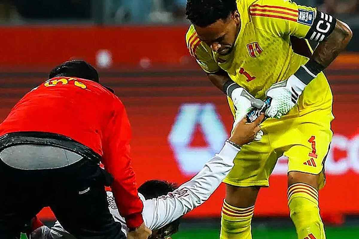 Habla joven al que Gallese le rompió el celular tras invadir la cancha para abrazar a Messi