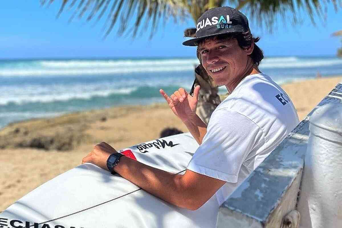 Fallece Israel Barona, surfista ecuatoriano y hermano de ‘Mimi’ Barona