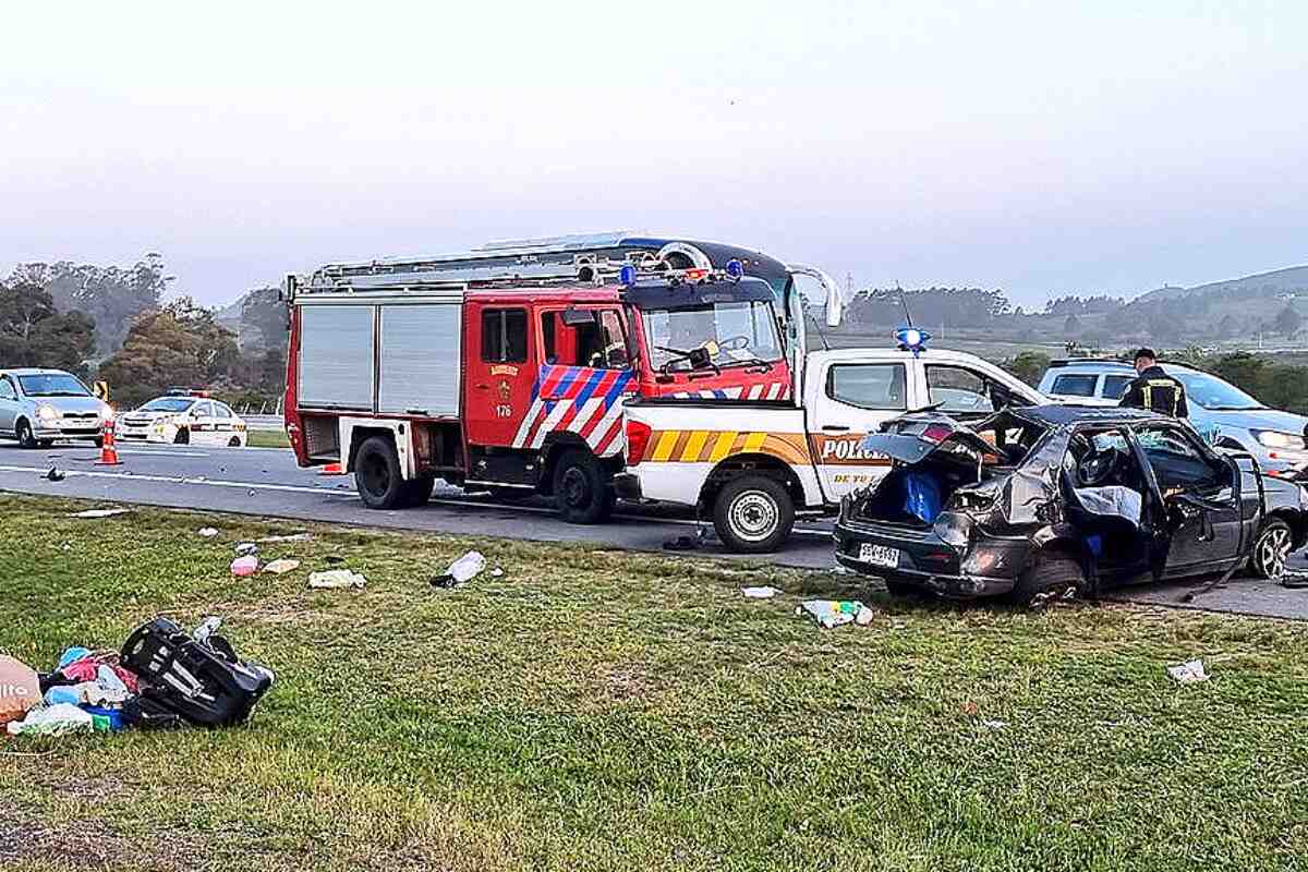 Volcó con su familia en ruta 9 y falleció: su esposa y sus hijos están fuera de peligro