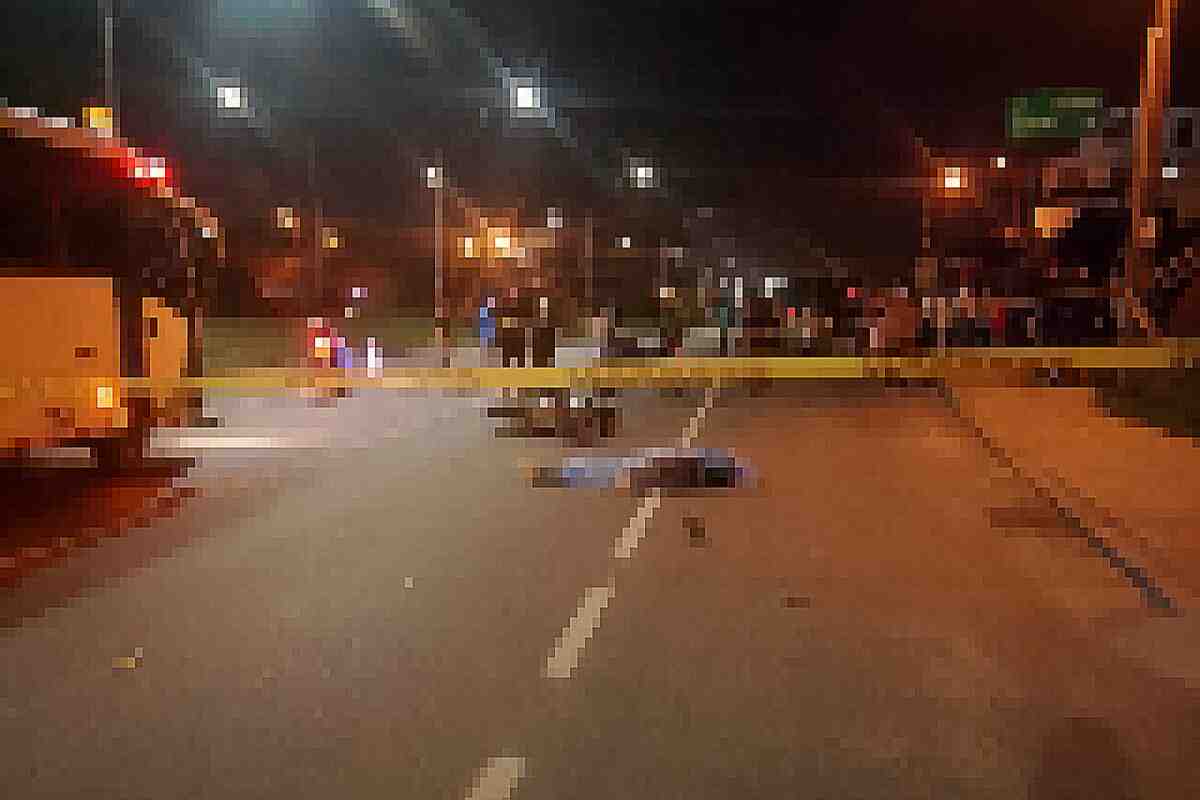motociclista- Un muerto tras choque entre bus y moto en la Autopista Medellín-Bogotá