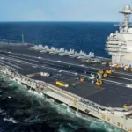 EE.UU. envía un portaaviones y destructores para apoyar a Israel en la guerra
