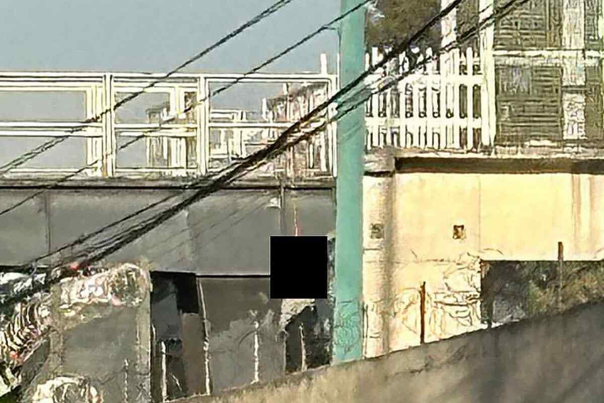 Se quita la vida al colgarse de un puente en el patio de maniobras del Metro Pantitlán
