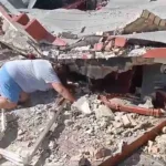 Desplome del techo de una iglesia en Tamaulipas deja varias personas atrapadas