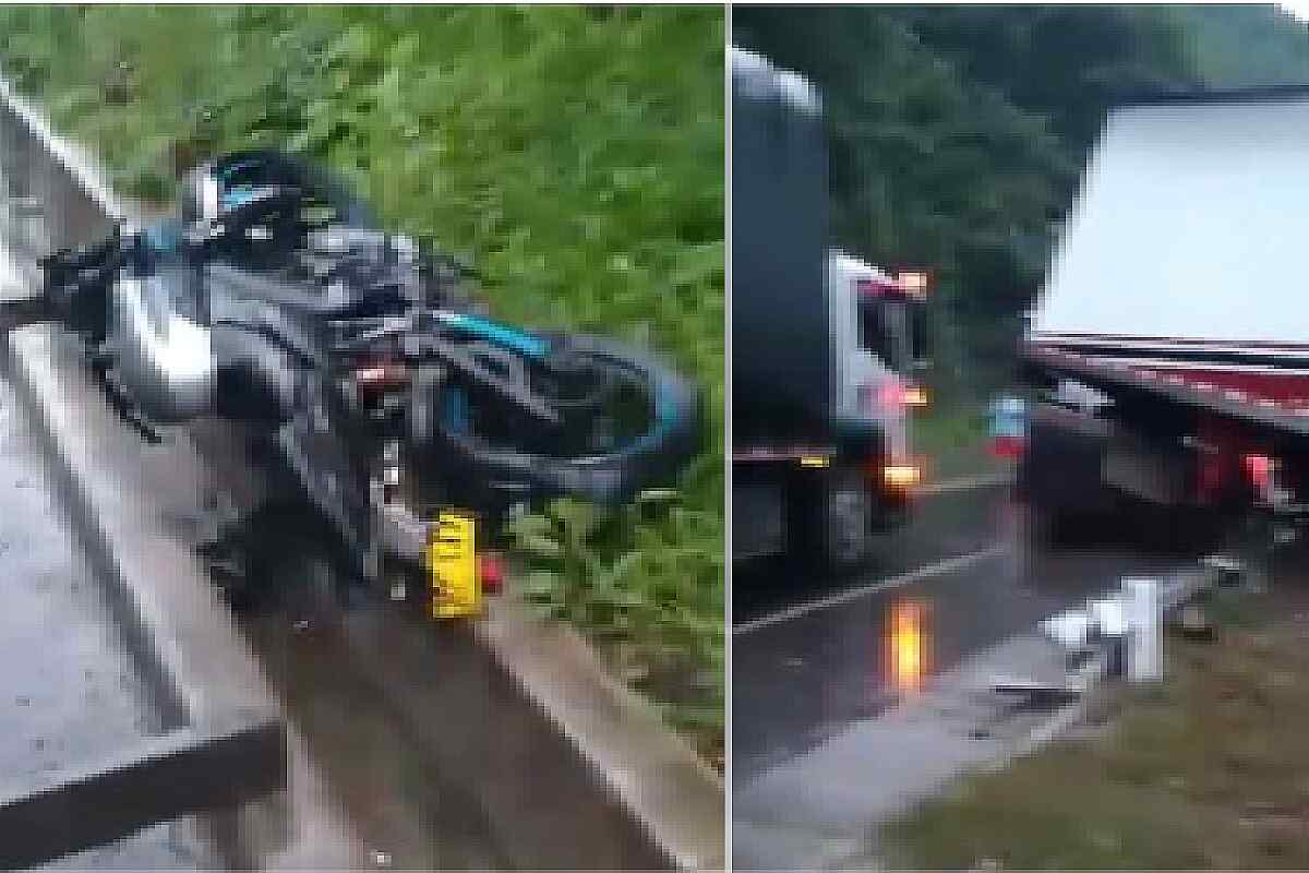 Un motociclista fallece tras chocar con una tractomula que se salió de la vía en la ruta Medellín-La Pintada