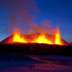 La probabilidad de erupción volcánica sigue elevada, con 700 nuevos terremotos en Islandia