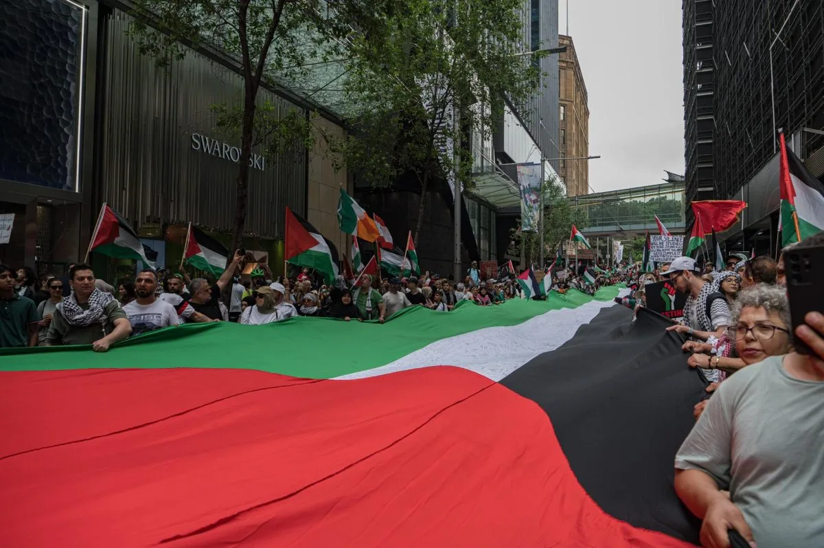 Miles de personas vuelven a marchar en Australia para pedir un alto el fuego en Gaza