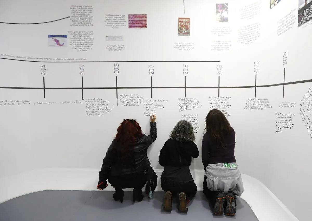 Una exposición genera una historia coral de la lucha contra los feminicidios en México