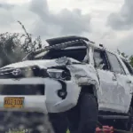 Accidente de camioneta deja un muerto en la vía Cajicá- altura del rancho mx de pipe bueno