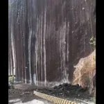 Impresionante video muestra desprendimiento en piedra de El Peñol en el oriente antioqueño este jueves