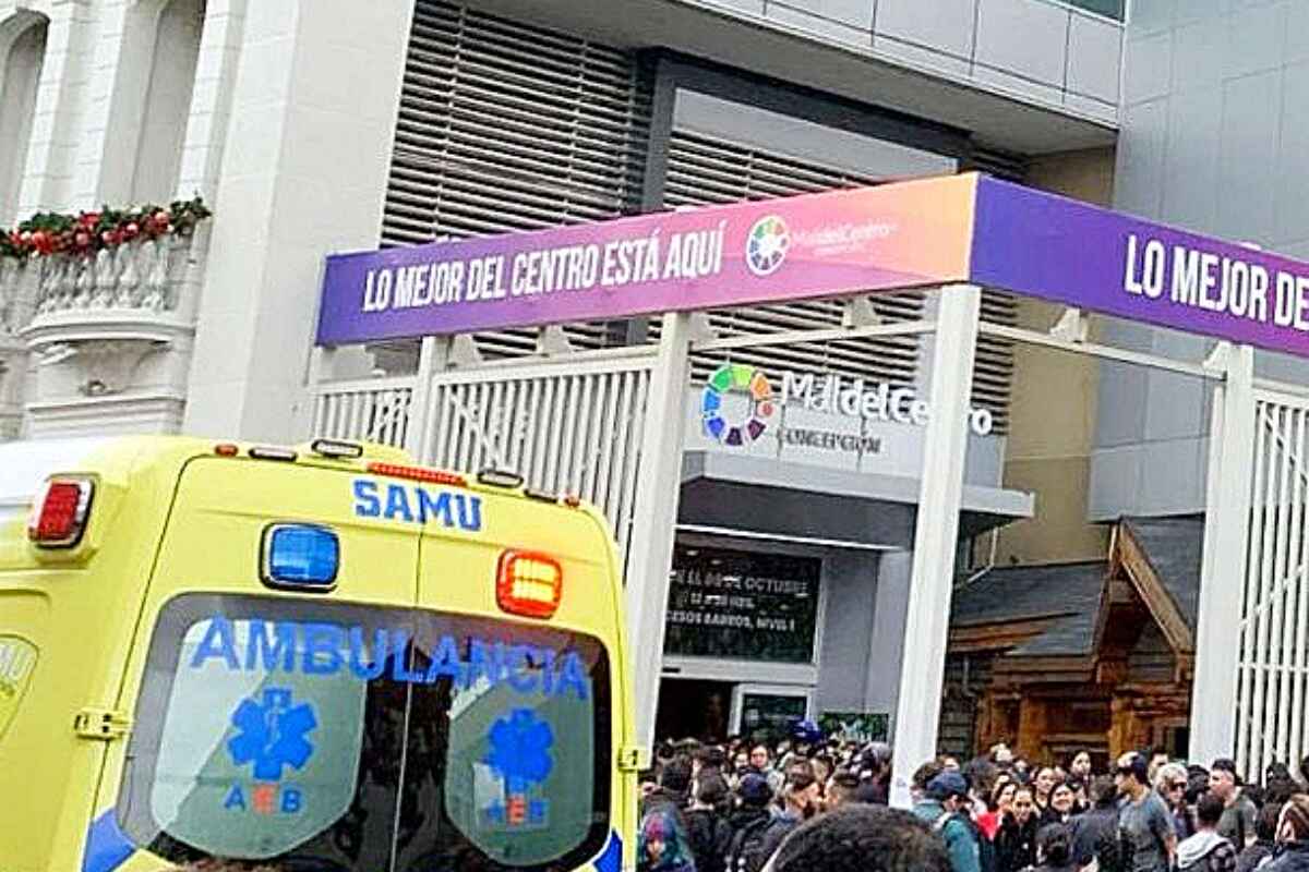 Tres malls del Gran Concepción son evacuados por explosiones de bombas de ruido
