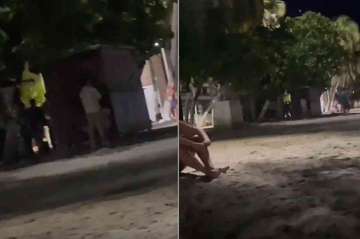Escándalo en Santa Marta: pareja tiene sexo en público en la playa de El Rodadero