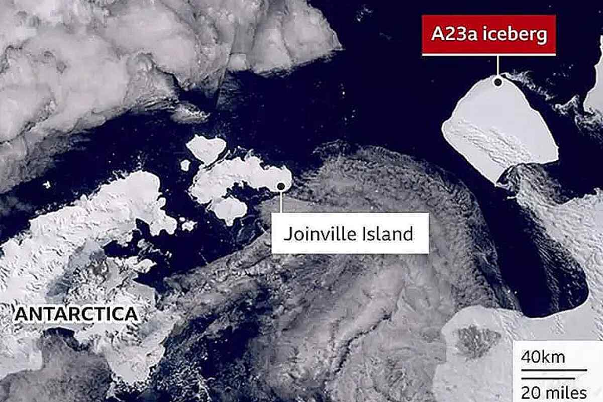 El iceberg más grande del mundo se pone en marcha tras 37 años de inmovilidad