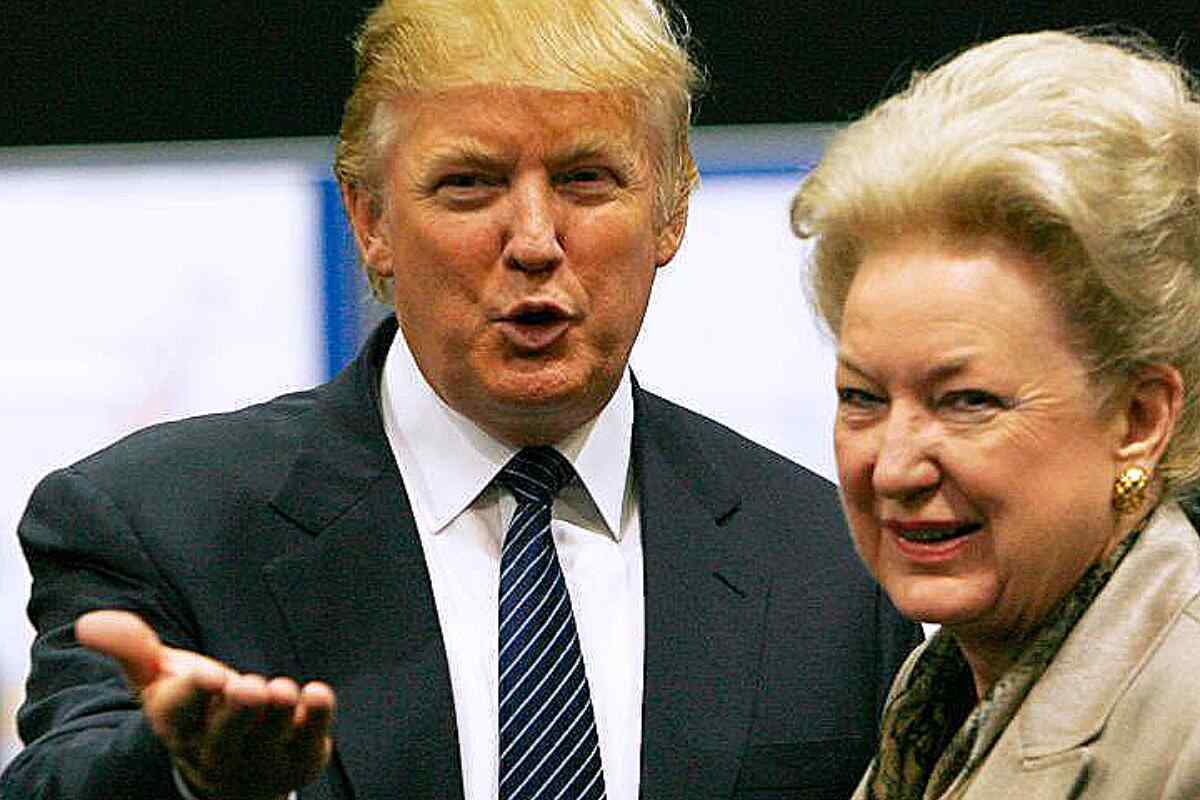 Maryanne Trump Barry, la hermana de Donald Trump que lo apoyó y lo criticó, murió a los 86 años