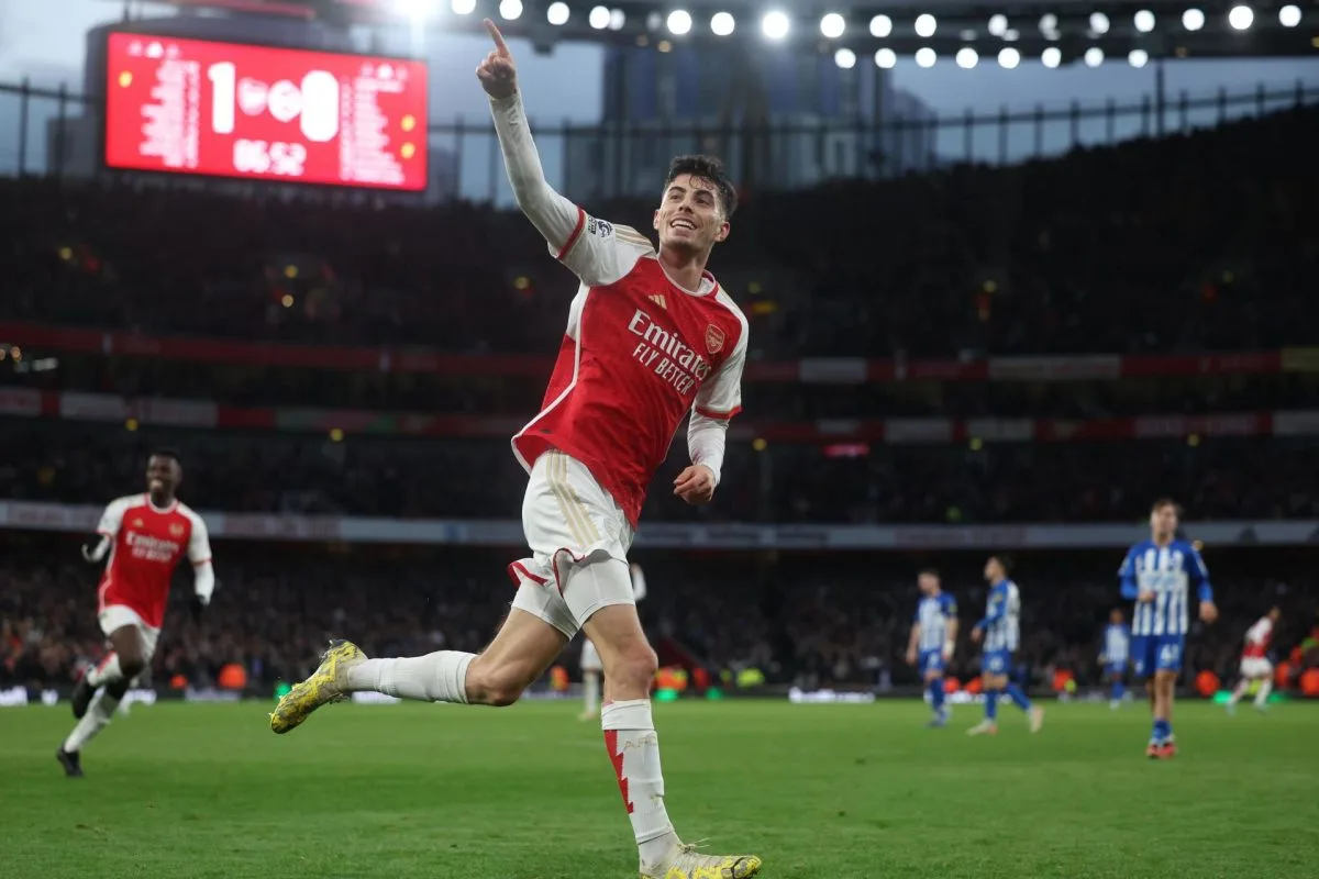 2-0. Gabriel Jesús y Havertz reactivan al Arsenal