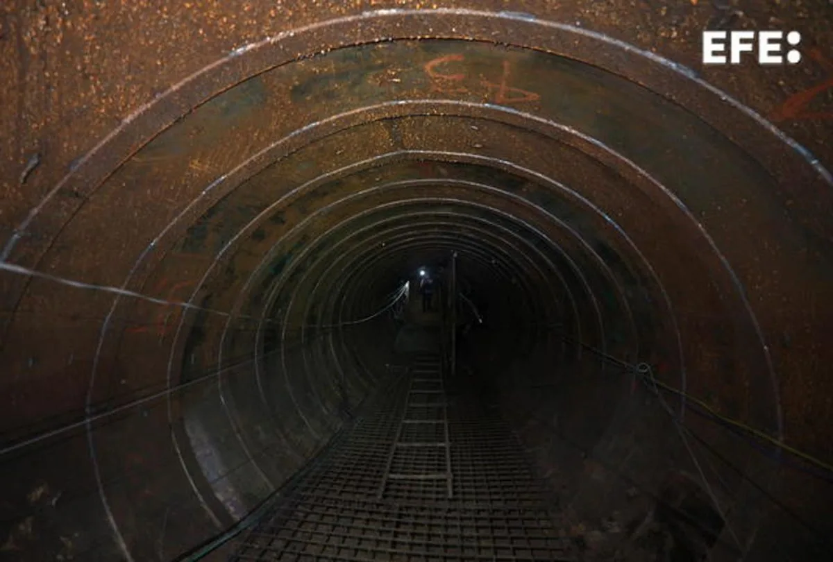 El Ejército israelí descubre el mayor túnel de Hamás a escasos metros de la frontera con Israel