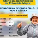 Colombia Mayor: más de 1.6 millones de adultos mayores recibirán su pago desde este jueves