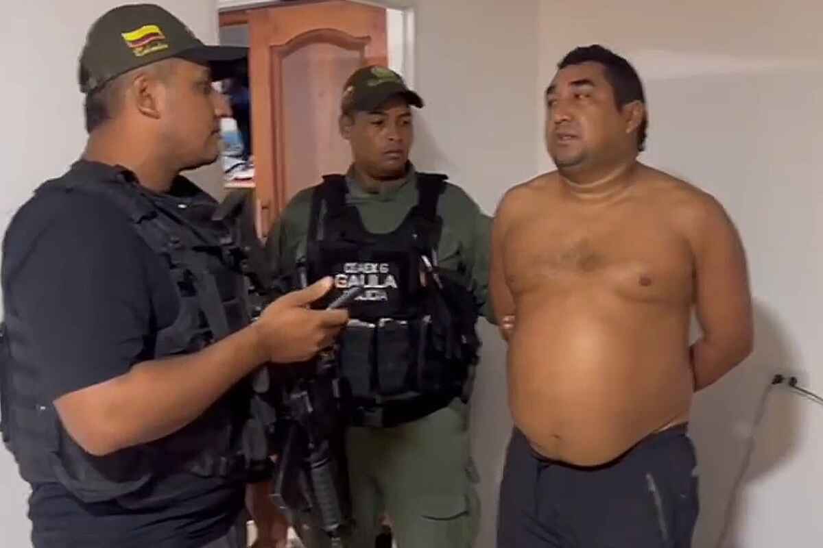 Juan David Moreno Paternina- Alias El Loco, uno de los más buscados por extorsión, cae en Buenavista, Córdoba