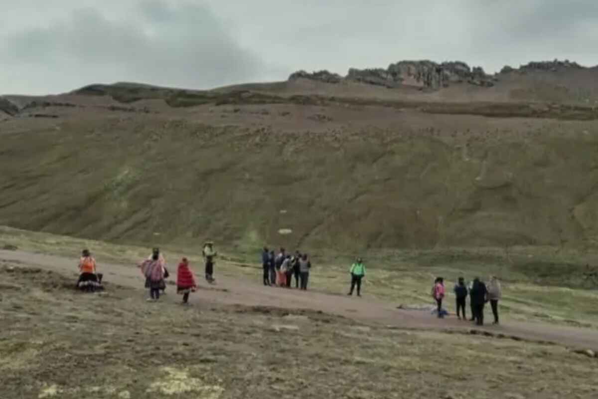 Rayo mata a turista guatemalteco en la Montaña de 7 Colores, en Cusco