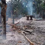 Montería: Un hombre incendia la casa de sus padres y deja en ruinas su hogar y su negocio de cerdos