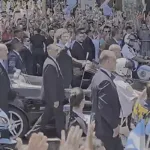 Milei sufrió un ataque con una botella de vidrio el día de su asunción presidencial