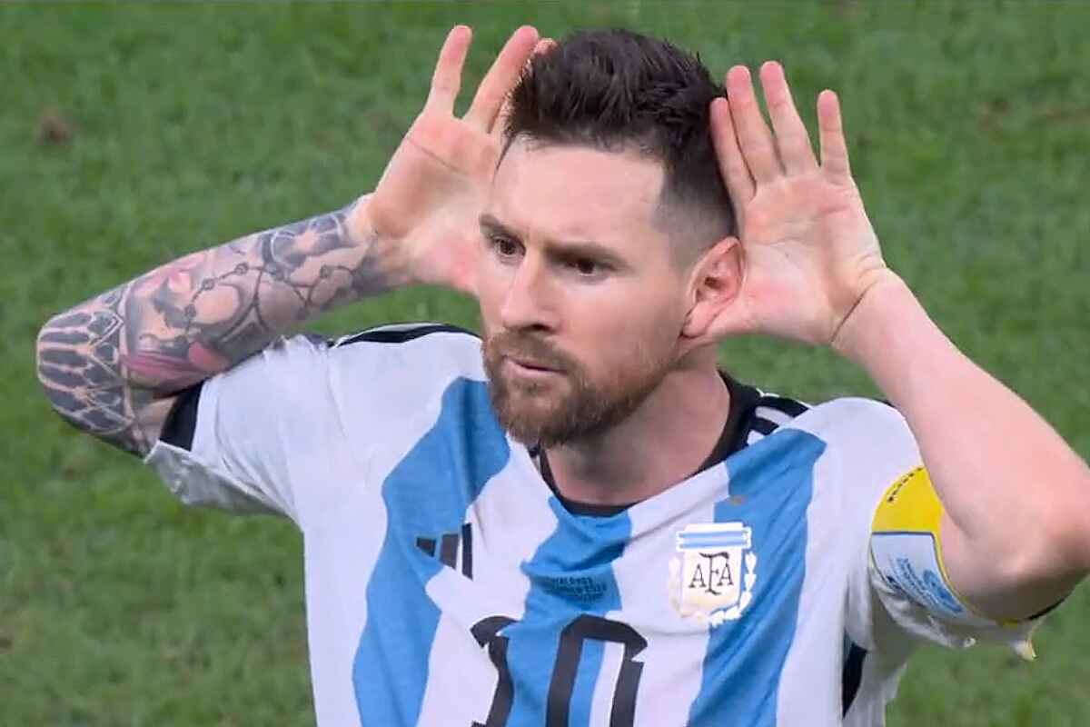 Messi revela que celebró a lo “Topo Gigio” por las provocaciones de Van Gaal y se arrepintió