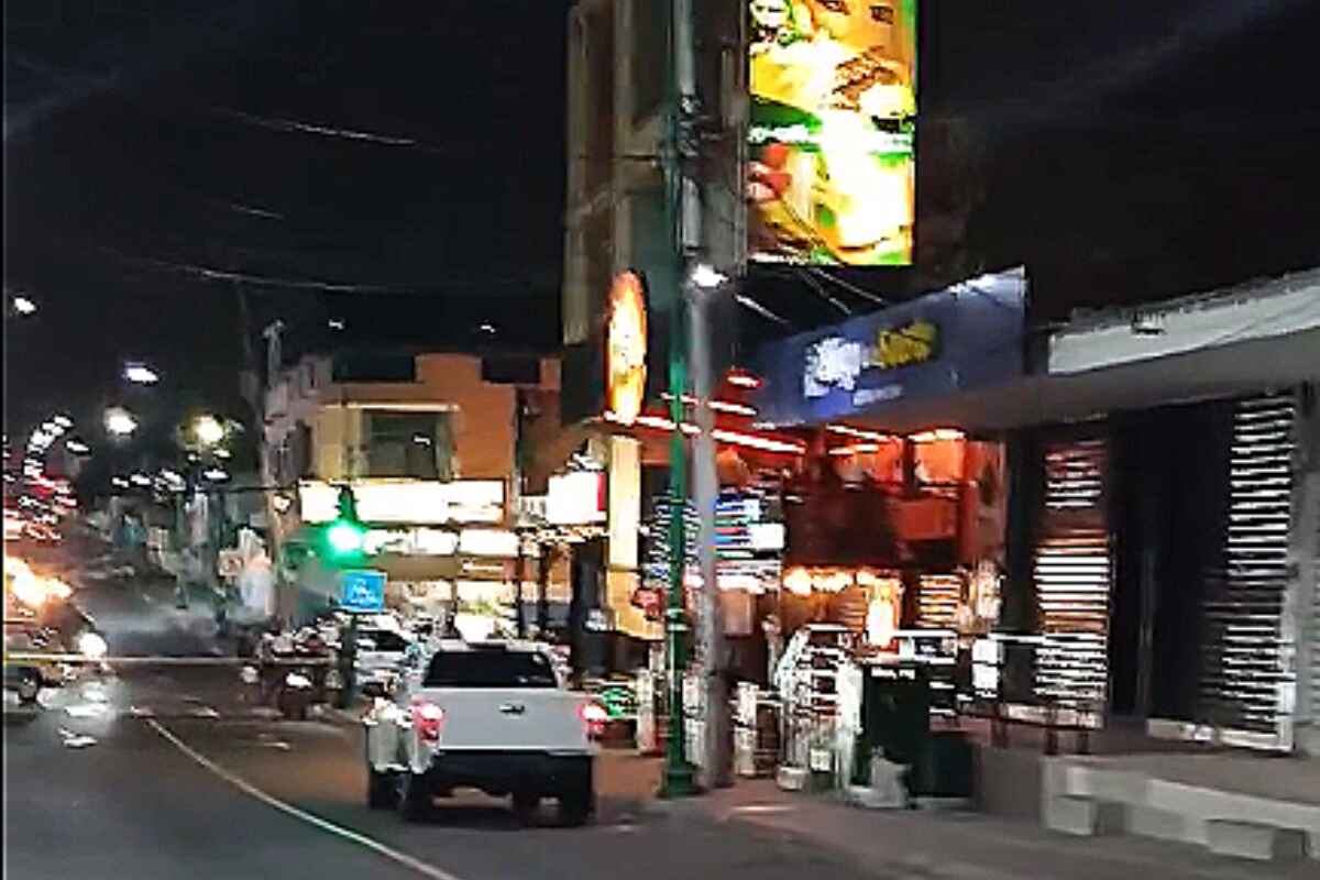 Crimen en el centro de Manta: un hombre es asesinado a tiros en un restaurante