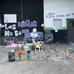 Indignación en el barrio San Judas: vecinos plasman su dolor y rabia en el local donde asesinaron a una niña de 14 años en Cali_michel dayana