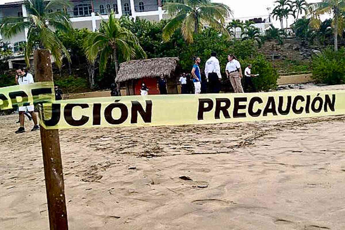 El ataque mortal de un cocodrilo y un tiburón a turistas extranjeros en Zihuatanejo