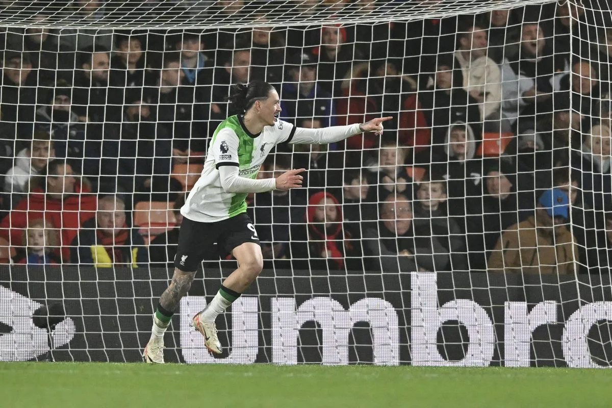 0-4. Darwin Núñez y Diogo Jota apuntalan el liderato del Liverpool