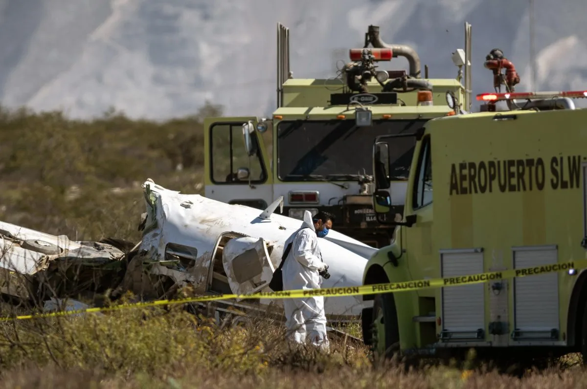 Cuatro muertos por el desplome de una avioneta en el norte de México