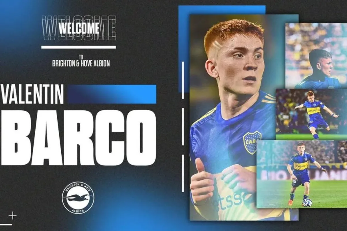 El Brighton oficializa el fichaje del argentino Valentín Barco