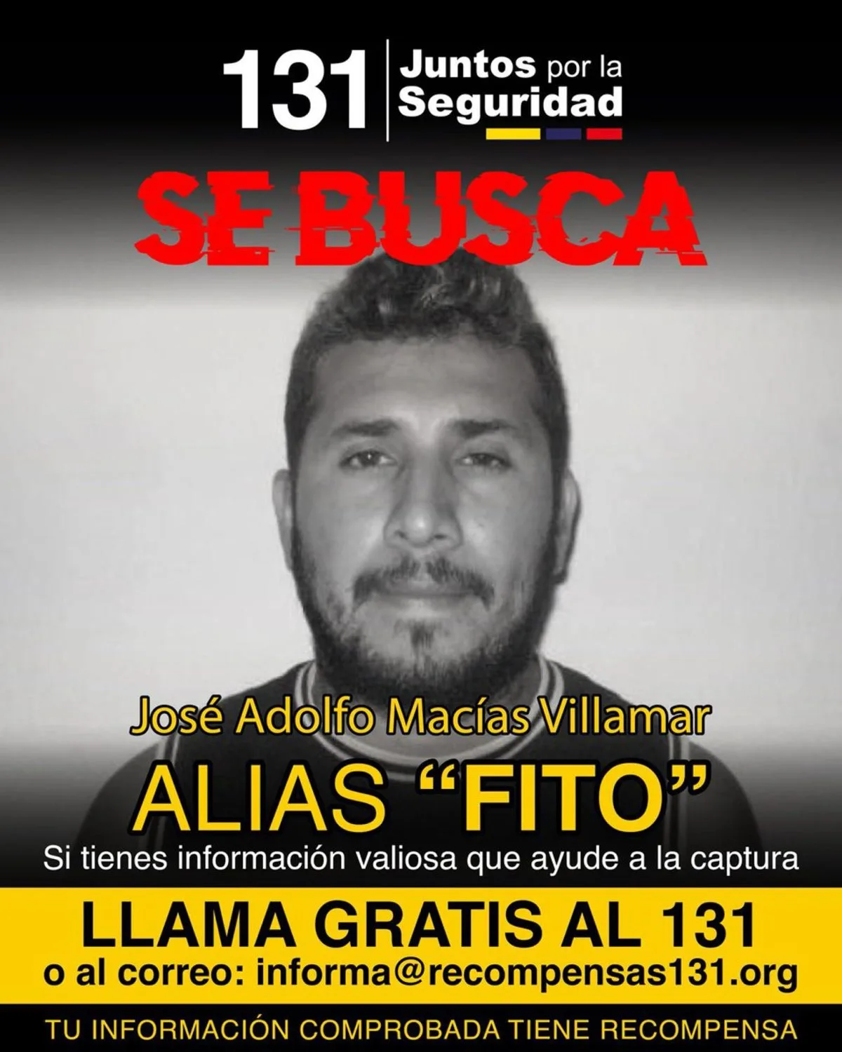 'Fito', el líder criminal cuya fuga de la cárcel ha puesto en jaque a Ecuador