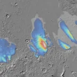 Mars Express analiza capas de hielo bajo el ecuador de Marte, claves para futuras misiones