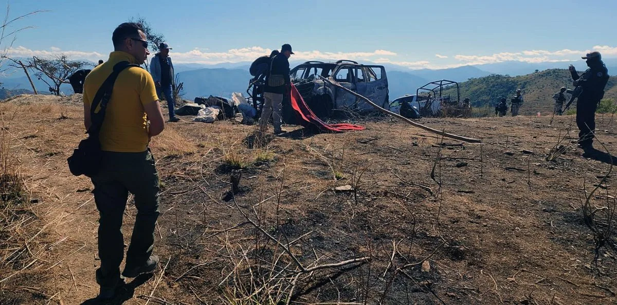 ONG halla cinco cráneos humanos y varios cuerpos calcinados en el estado mexicano de Guerrero