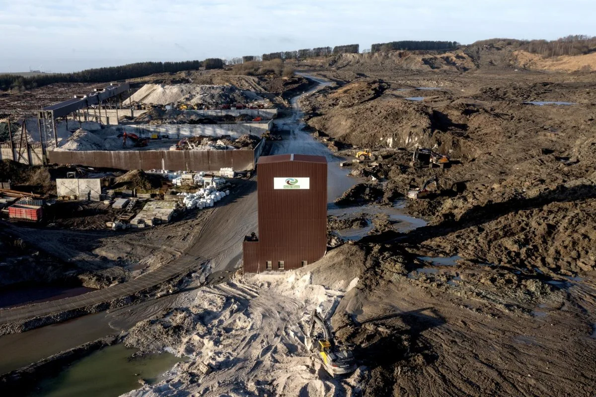 Un pueblo danés, amenazado por un enorme deslizamiento de tierra contaminada