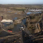Un pueblo danés, amenazado por un enorme deslizamiento de tierra contaminada