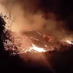 Alerta por incendio forestal en La Ceja: bomberos trabajan para controlar el fuego