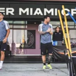 Lionel Messi junto a Luis Suárez, inter miami, primer entrenamiento de 2024