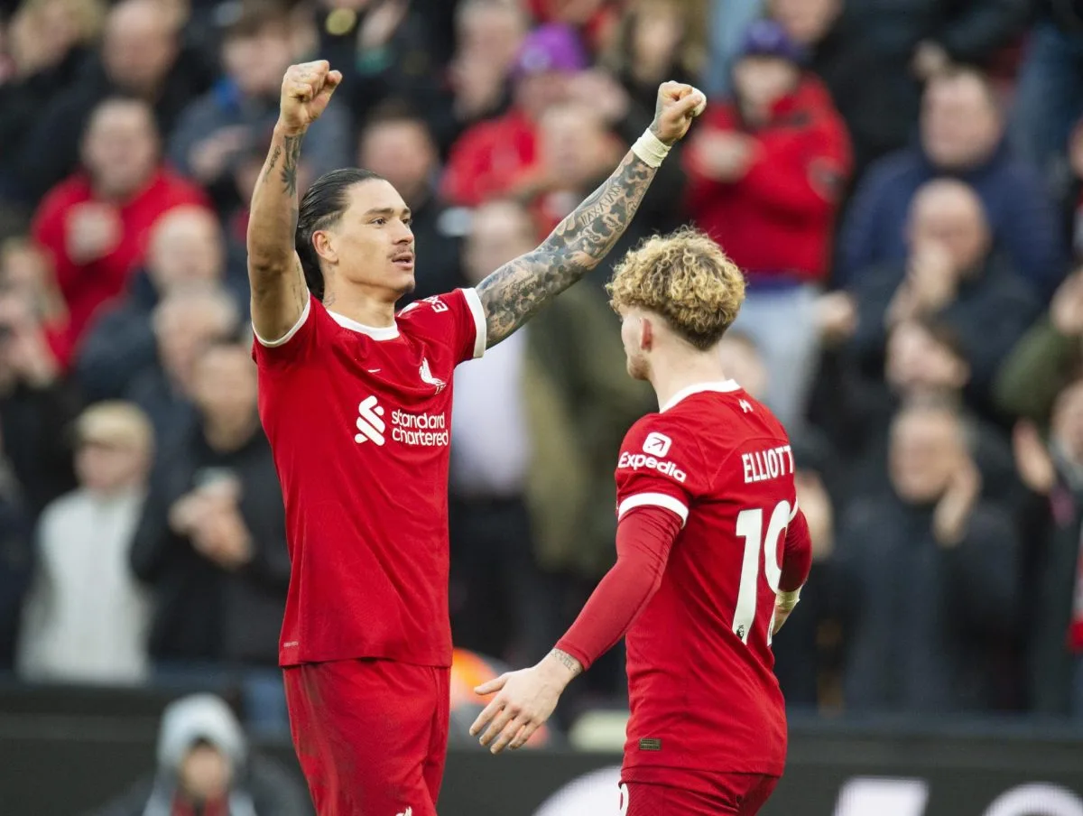 3-1. Jota, Díaz y Núñez mantienen el pulso al City con el Liverpool