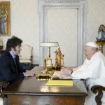 Milei abordó en el Vaticano su programa para enfrentar la crisis económica