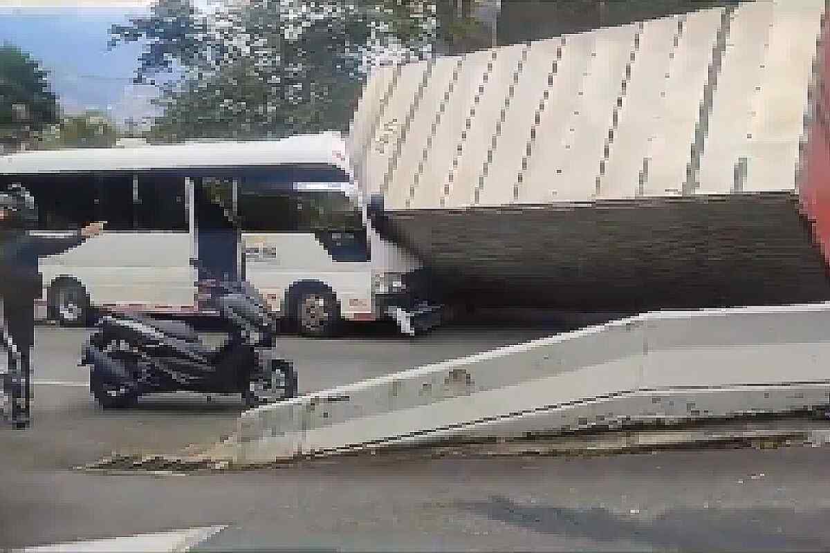 Choque entre camión y buseta en La Loma de los Balsos deja nueve heridos